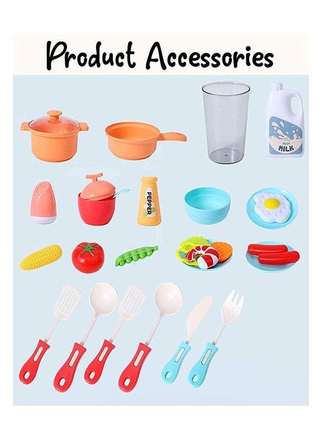 CIRBOX Supermarket Kit for Kids, Super Market Set Toy with Shopping Cart and Sound Effects, Pretend Play Kitchen Set Kids Toys for Boys and Girls (Home Super Market(RED) - Image 4